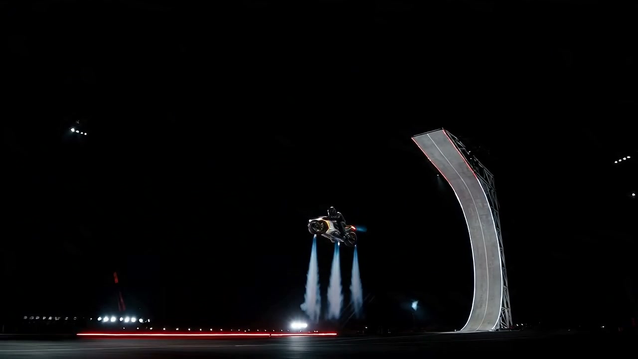 Ramp Jump generated video with sound