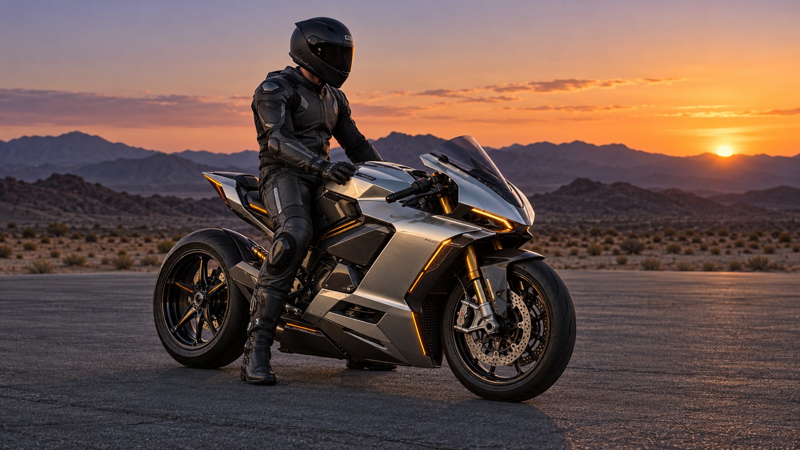 Permitted input: Synthetic rider and motorcycle reference