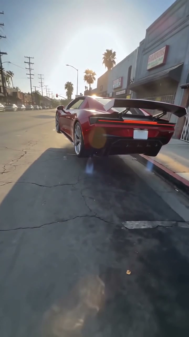 Street Takeoff generated video with sound